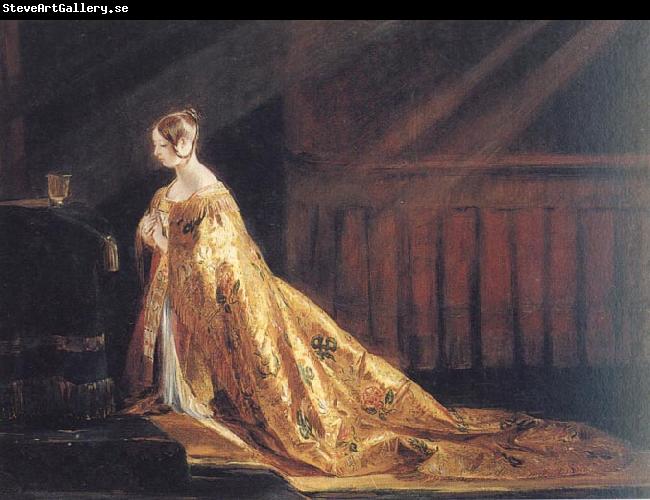 Charles Robert Leslie Queen Victoria in her Coronation Robes